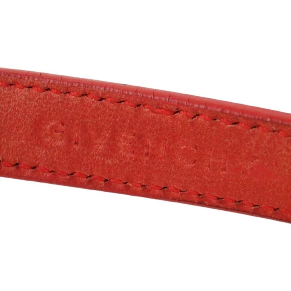 600157AR (S1) Givenchy Bracelet Red Leather - Picture 12 of 13